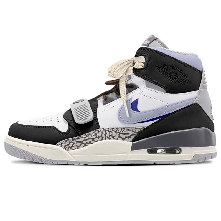 

Кроссовки Jordan Legacy 312 Vintage Basketball Shoes Men High-top White, фиолетовый