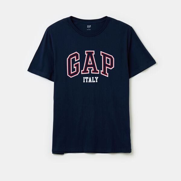 

Футболка с логотипом и надписью Gap, синий