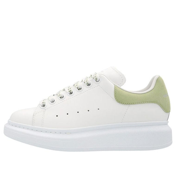 Кроссовки oversize sole shoes 'white lime green' Alexander Mcqueen, белый