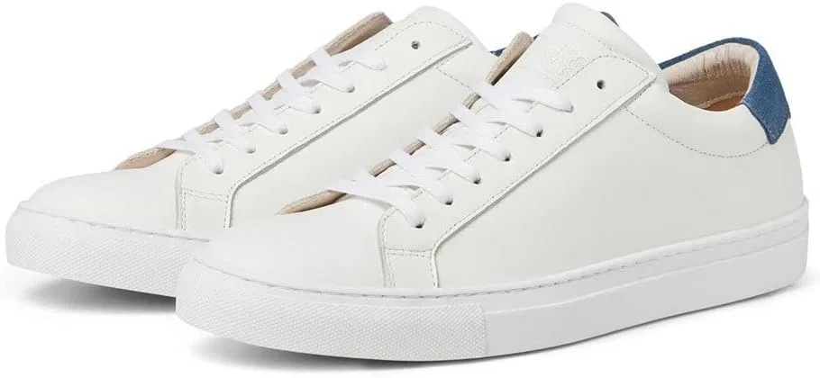 Мужские кожаные кроссовки Jack & Jones Jfwcorey Noos, White — фото 2
