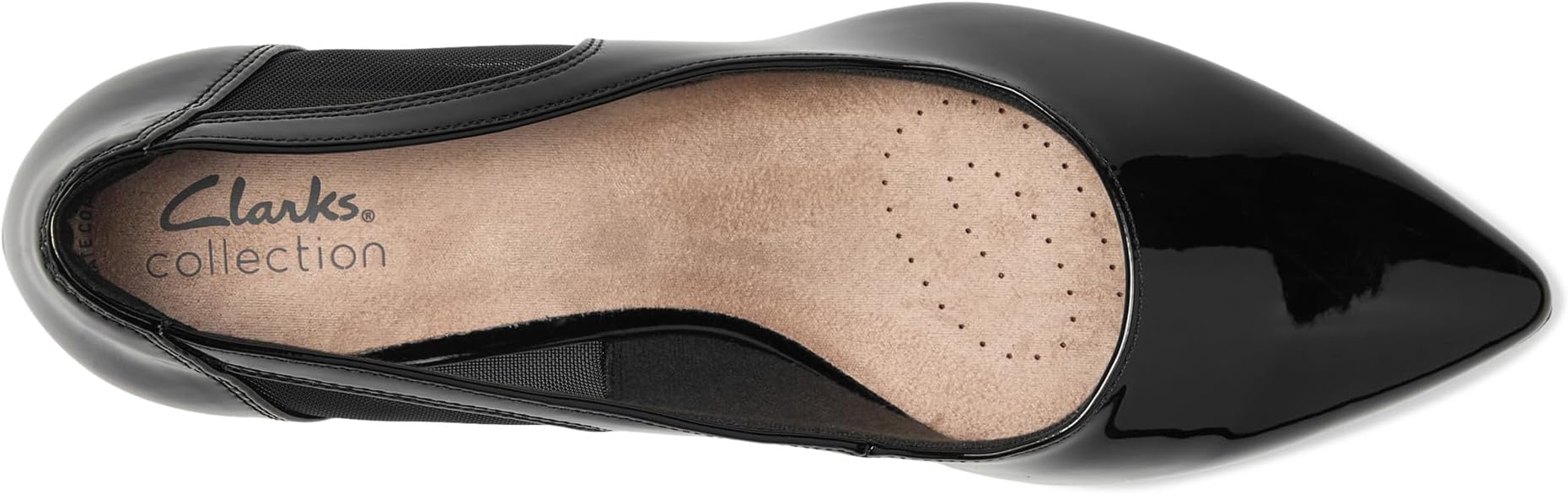 Туфли Clarks Women's Kepley Cora, Black Patent Synthetic — фото 2
