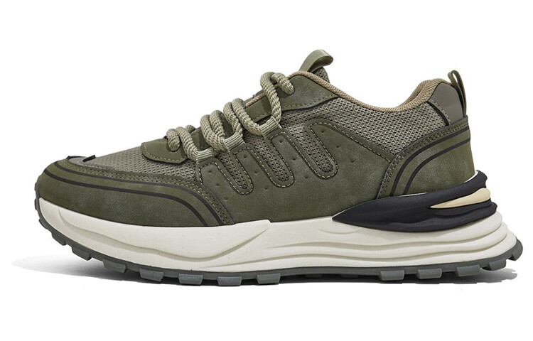 

Кроссовки RENBEN Chunky Sneakers Men Low-top Green/White, зеленый