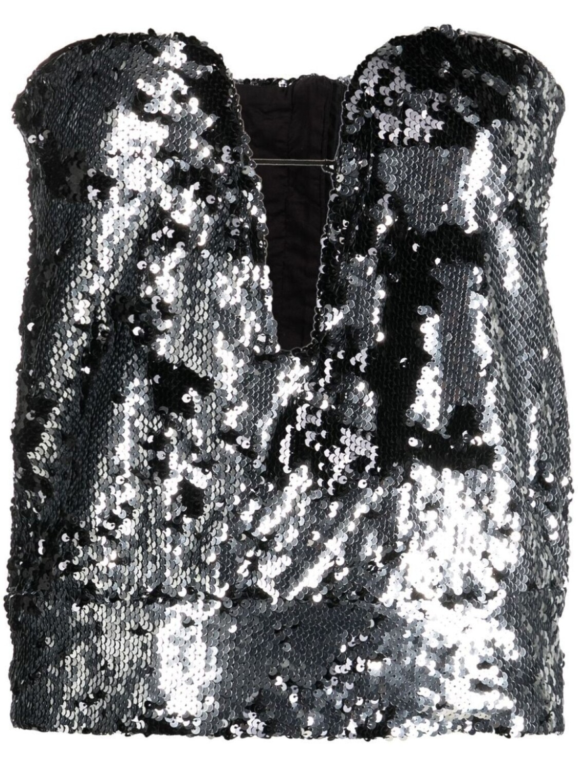 

Топ с пайетками ISABEL MARANT, серый