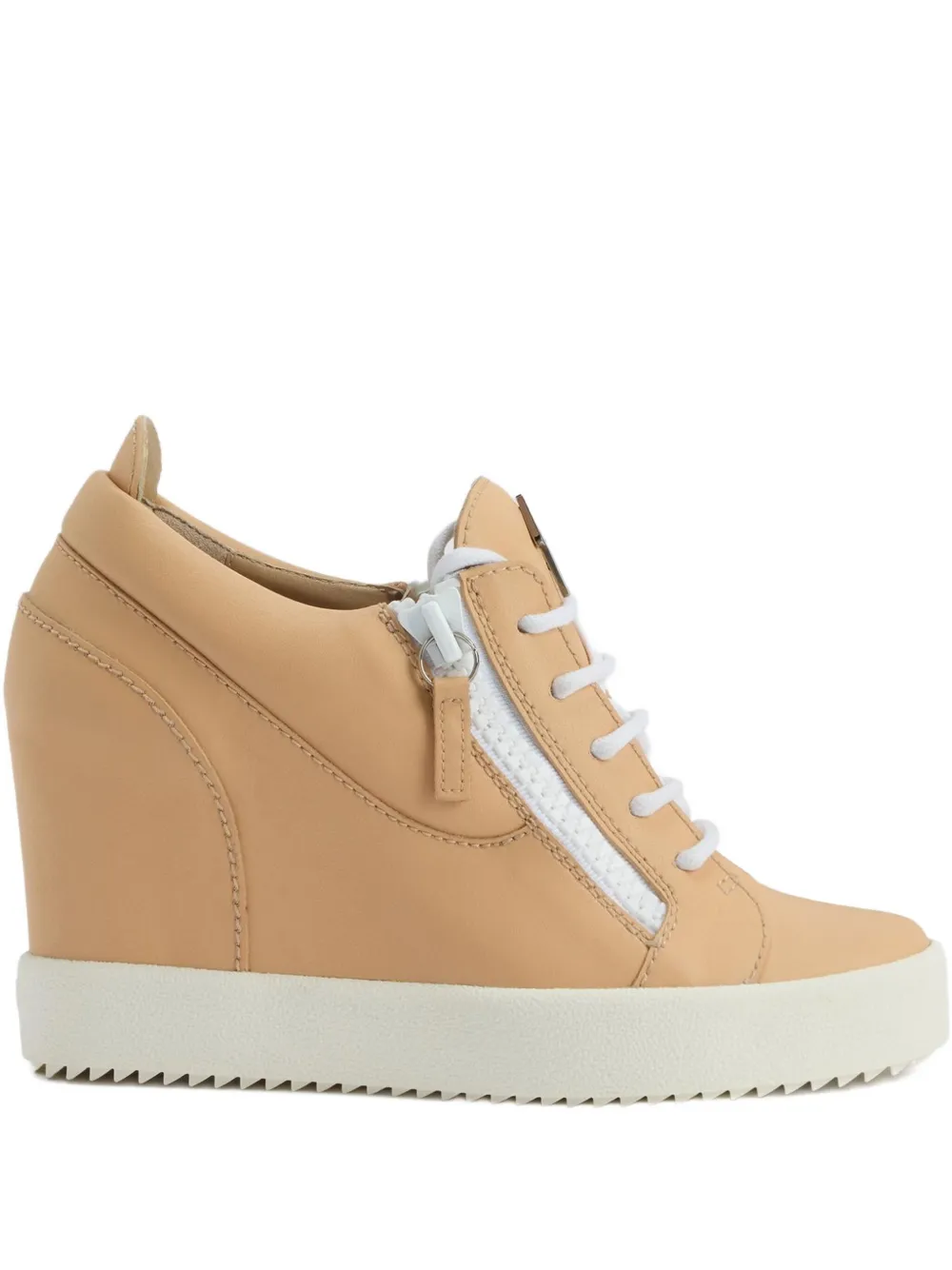 Кроссовки на танкетке Giuseppe Zanotti, нейтральный