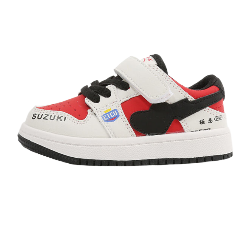 

Нескользящие и износостойкие дышащие низкие туфли для малышей MAIBUXIONG, красный