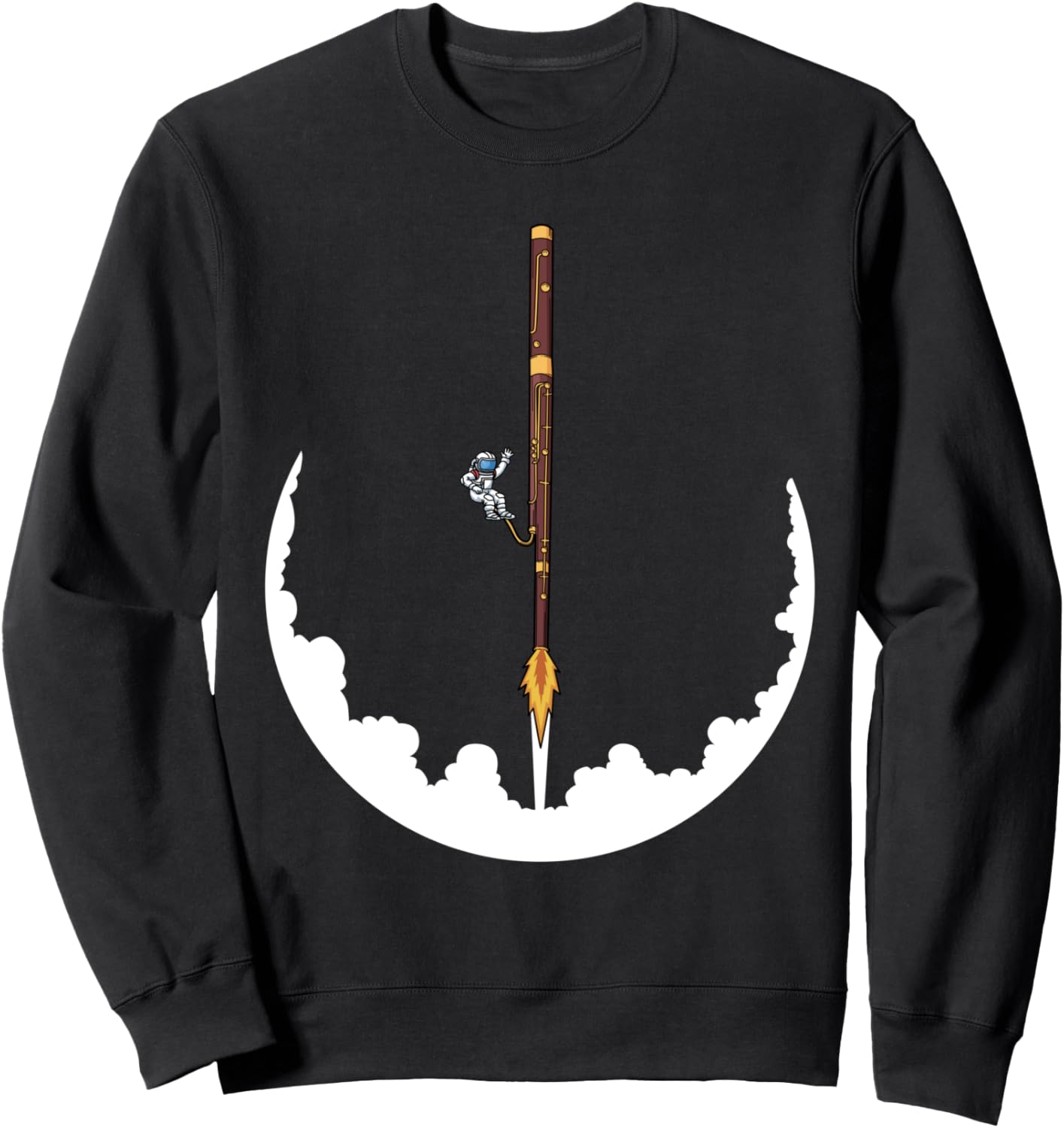 

Футболка с изображением фагота для мужчин, биг-бэнда, джаза и женщин Vintage Bassoons & Retro Bassoon, черный