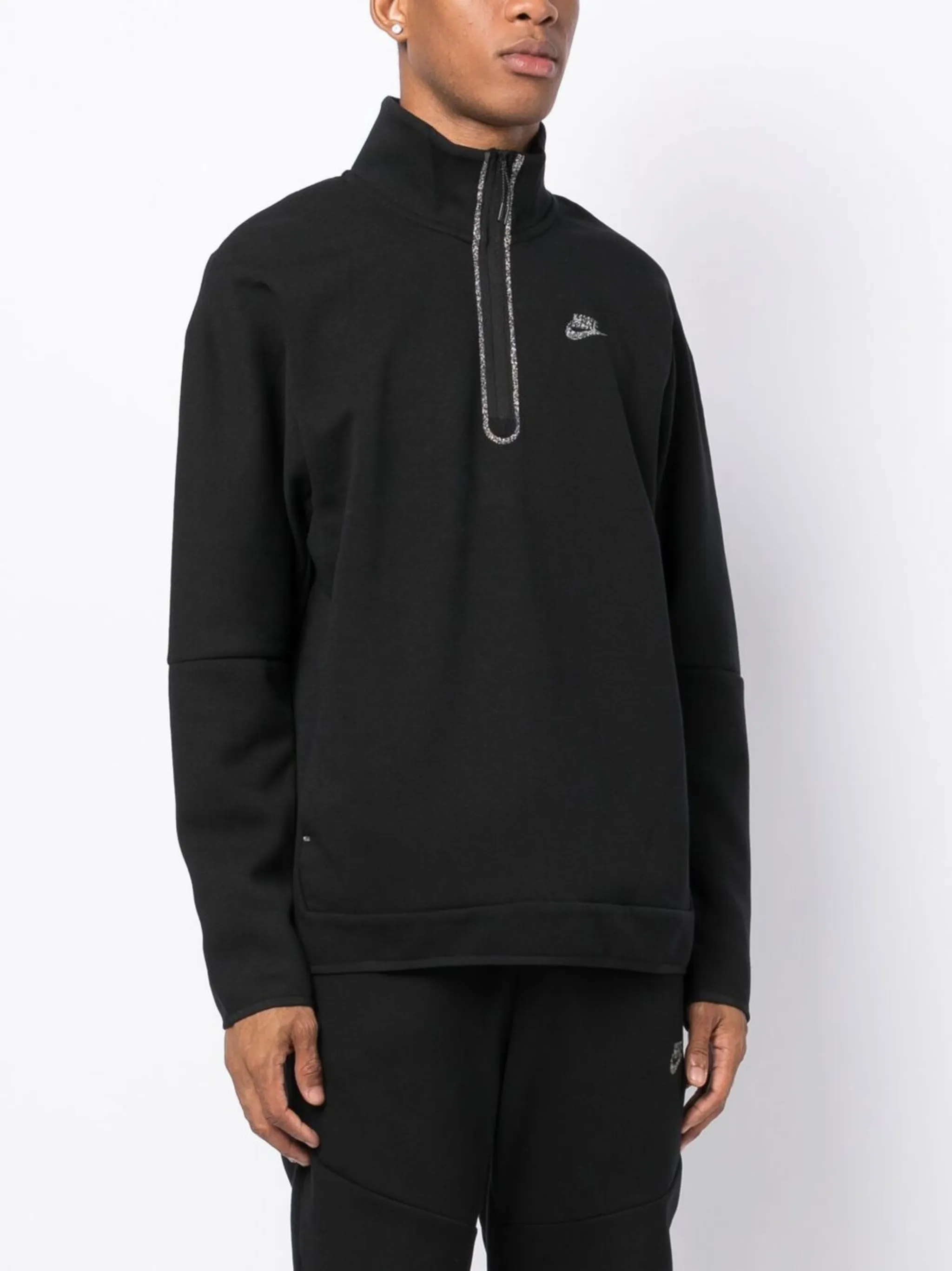 Толстовка NSW Tech Fleece с воротником на молнии Nike, черный — фото 3