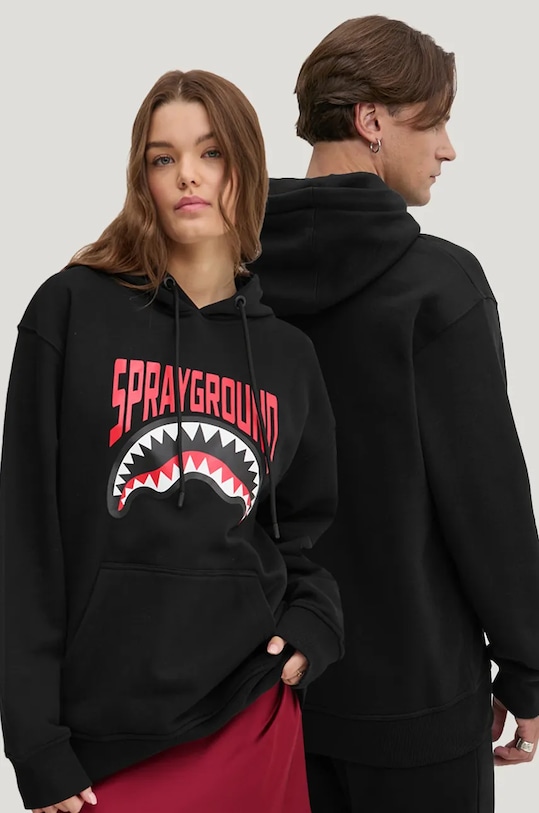 

Хлопковая толстовка Sprayground, черный
