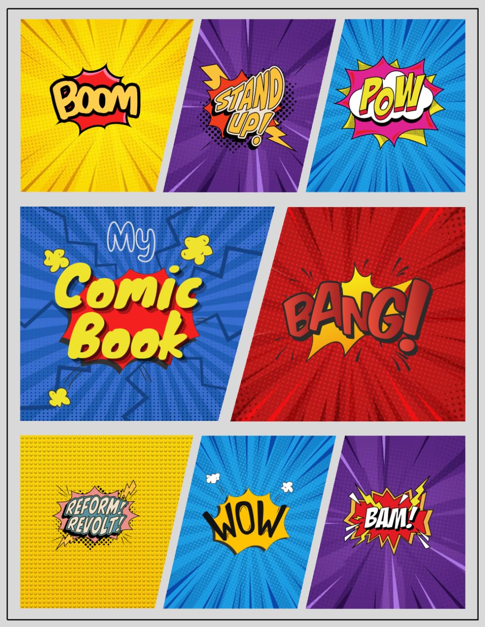 

Comic Notebook with blank comic templates: Draw your own comic book (Independently published)