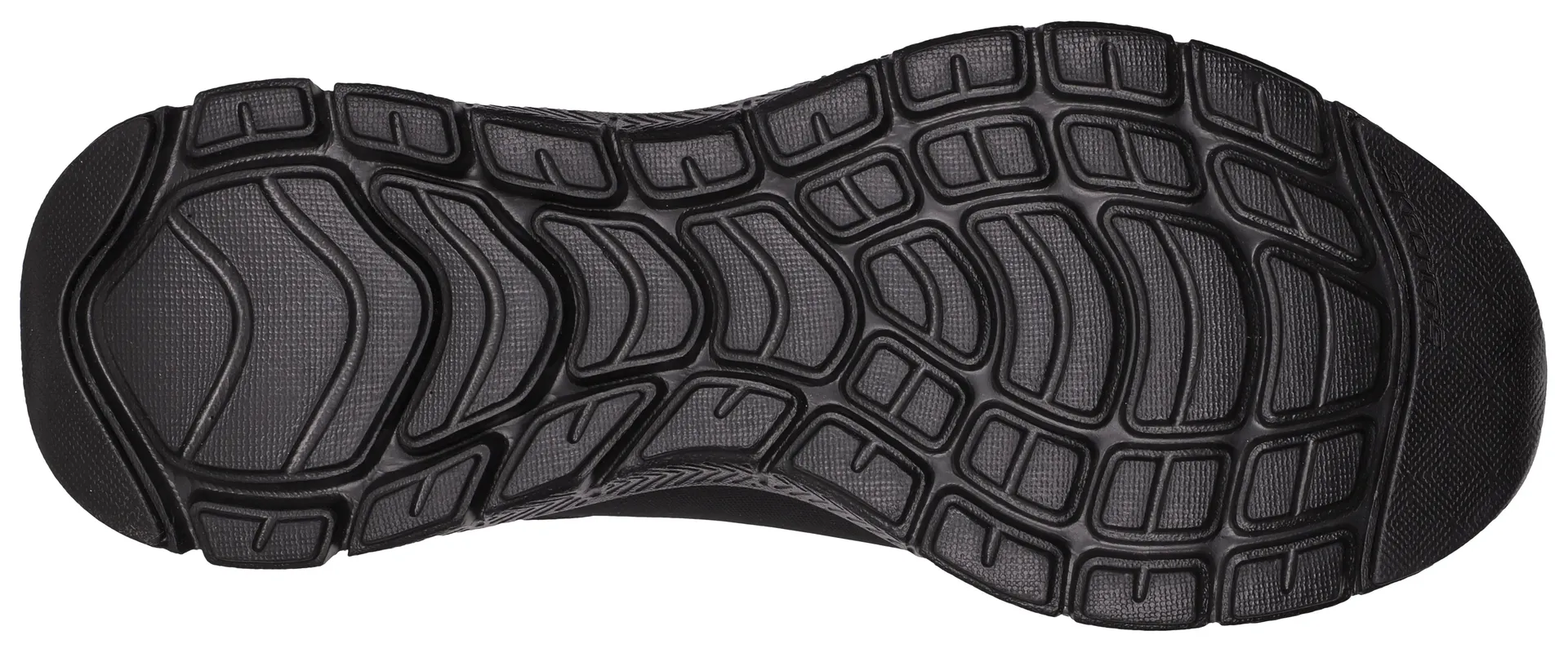 Слипоны Skechers "FLEX ADVANTAGE 4.0-UPSHIFT", лоферы, повседневная обувь в монохромном исполнении, черный — фото 2