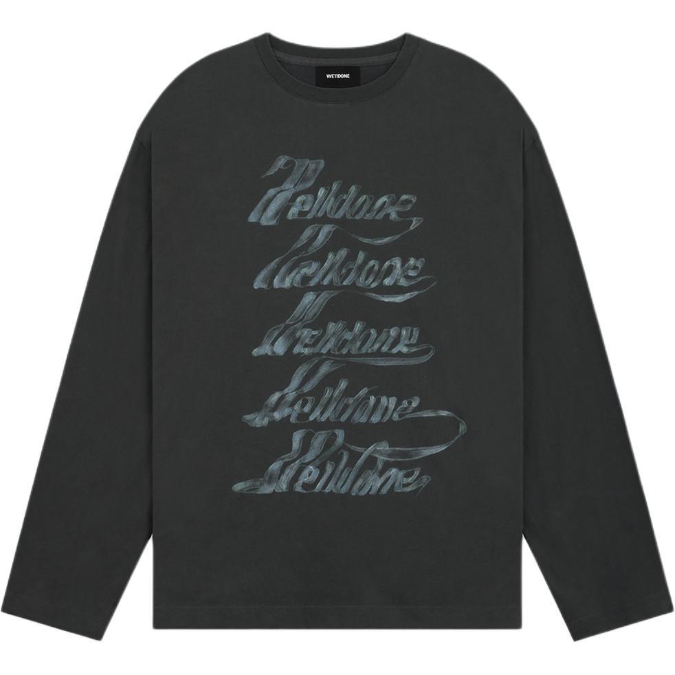 

We11Done Футболки унисекс, угольно-серый, с круглым вырезом, прямого кроя