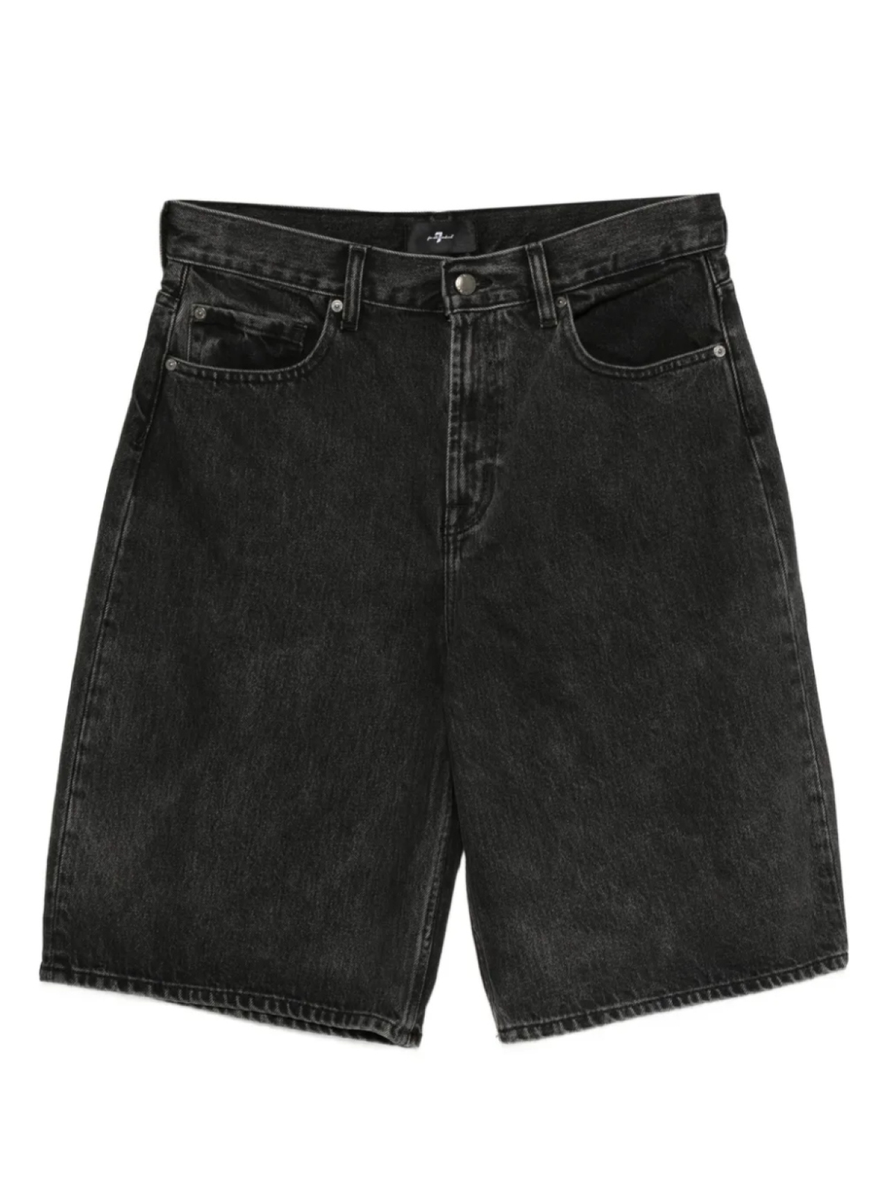 

Шорты 7 For All Mankind cotton denim shorts, черный