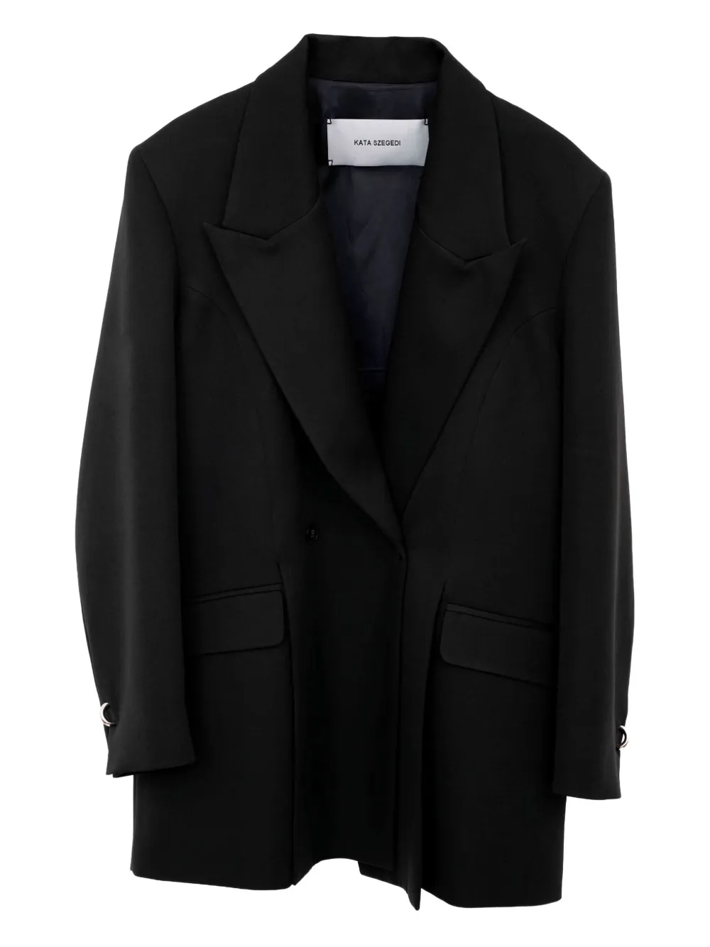 

Пиджак с вырезом Kata Szegedi, черный