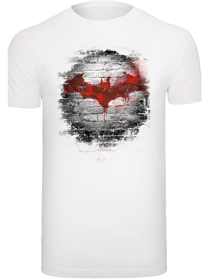 

Футболка F4NT4STIC Batman Logo Wall, белый