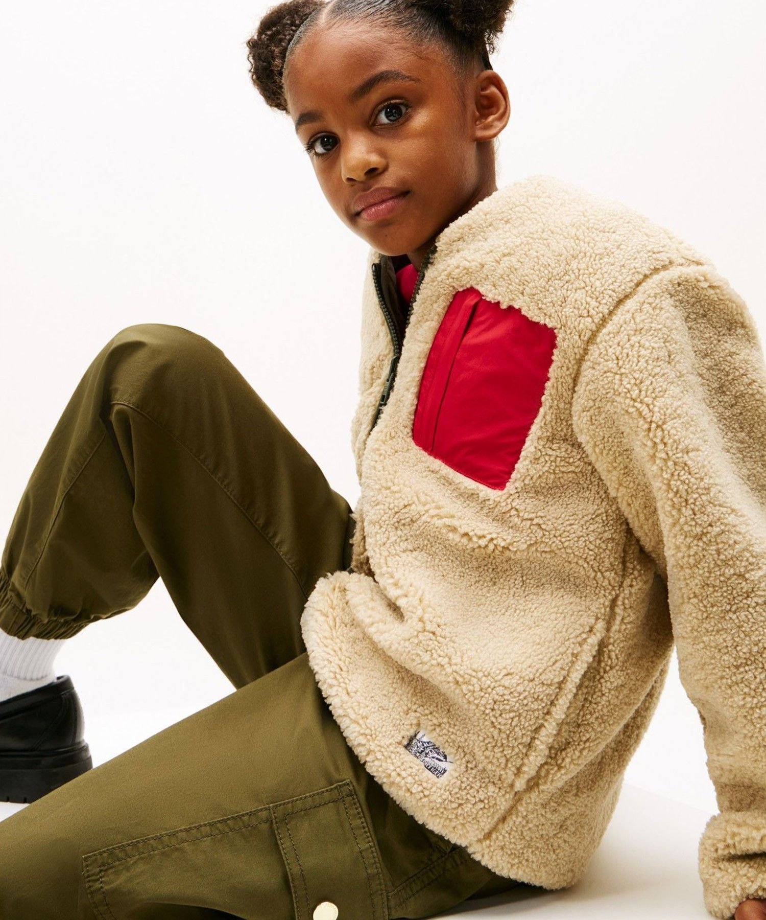 Детская двусторонняя нейлоновая куртка-«мишка» TOMMY HILFIGER, Green MRH — фото 2