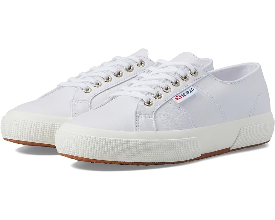 

Кроссовки Superga 2750 Nappa, цвет Optical White/Full Avorio