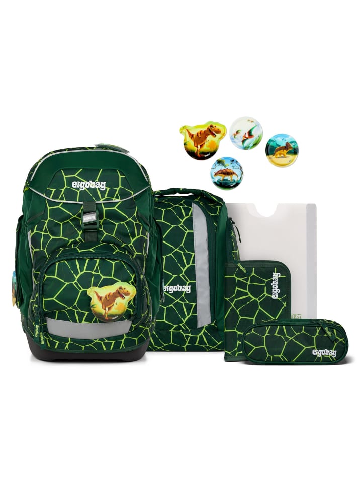 

Ergobag Набор школьных сумок, 6 предметов, включая сумку на липучках, от BärRex