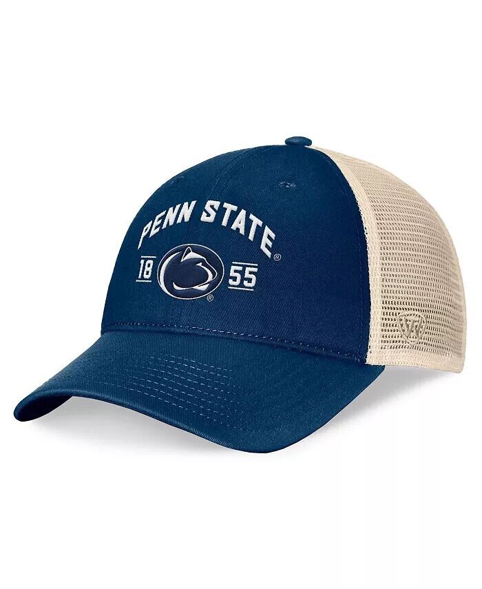 

Мужская темно-синяя регулируемая шляпа Penn State Nittany Lions Heritage Waylon Trucker Top Of The World, синий