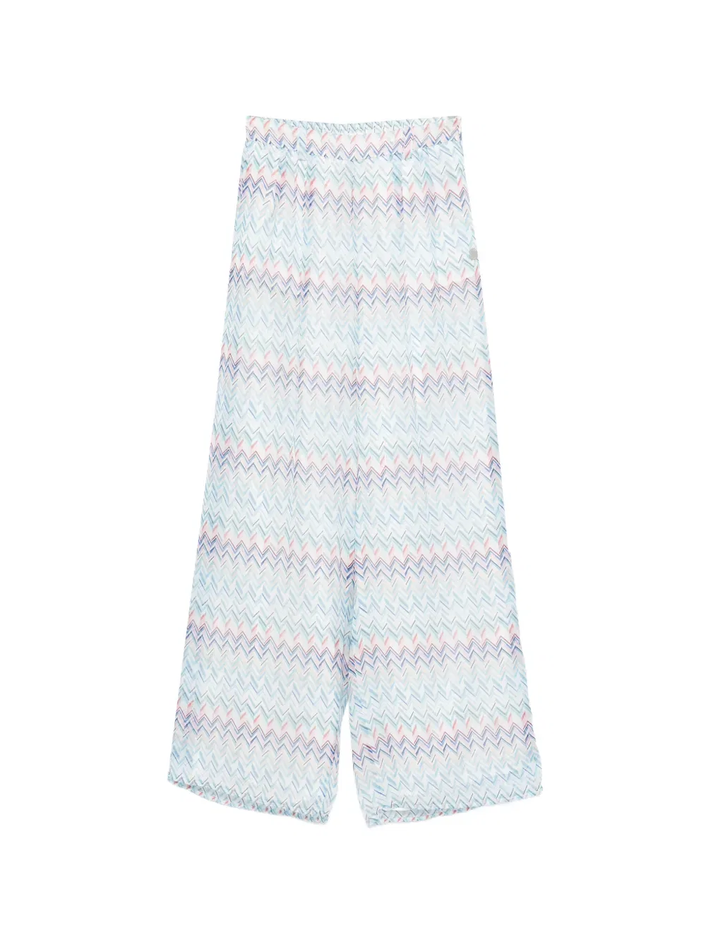 Брюки «шеврон» Missoni Kids, белый
