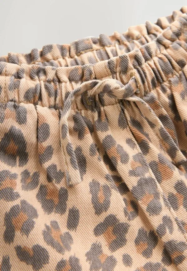 Джинсовые шорты Next, Leopard — фото 2
