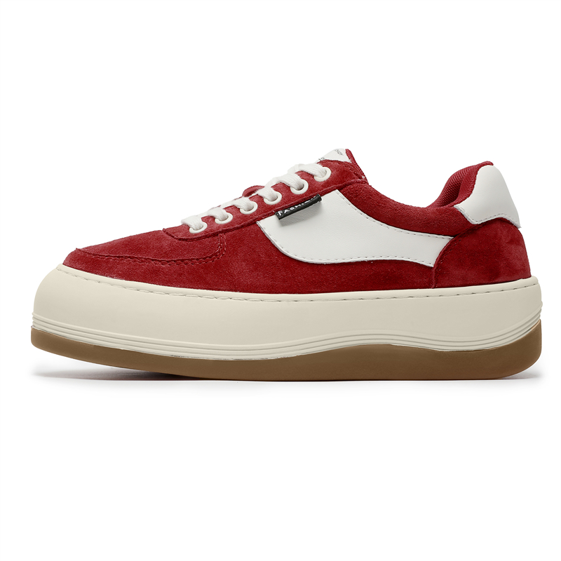 

Легкие низкие мужские кроссовки для скейтбординга MODENGPAN, Red