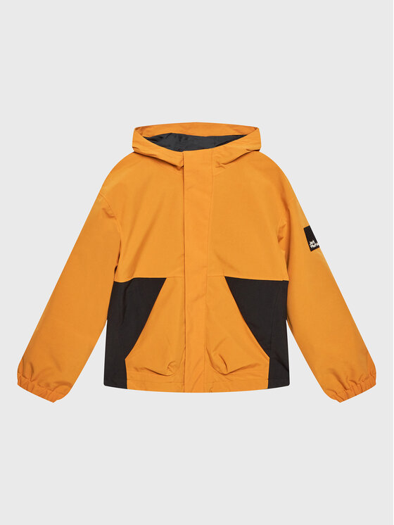 

Дождевая куртка regular fit Teen 2L 1609801 Jack Wolfskin, желтый