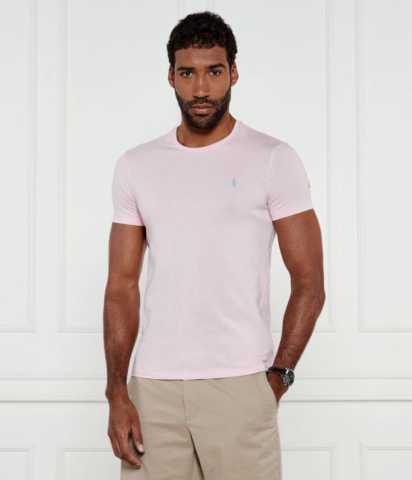 

Футболка Polo Ralph Lauren Slim Fit, розовый