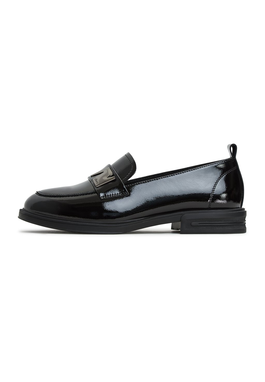 Слипоны Block Heels Loafers Cesare Gaspari, черные — фото 4