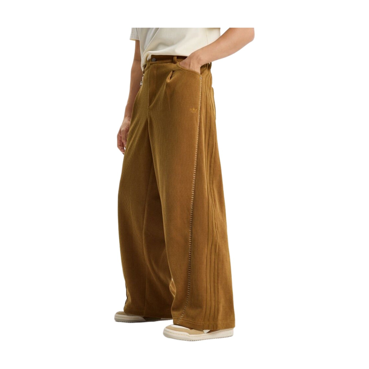 Брюки Adidas Crafted Pants 'Bronze Strata' — фото 3