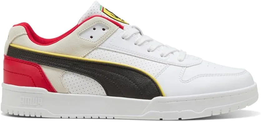 Мужские низкие кроссовки PUMA Scuderia Ferrari RBD Game на шнуровке, повседневные, черные