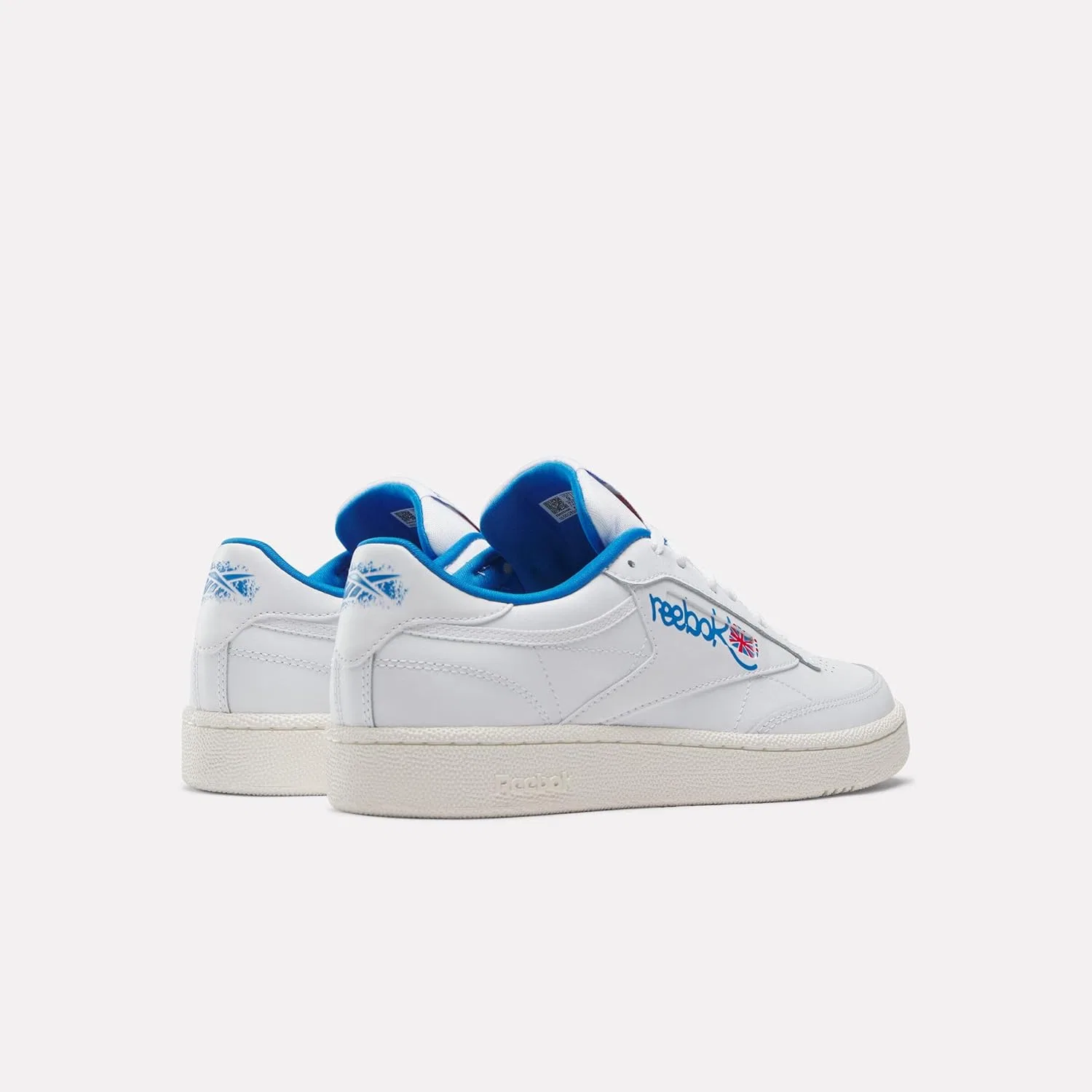Кроссовки Reebok Unisex Club C 85 OldSneaker, Ftwwht Chalk Kinblu — фото 4