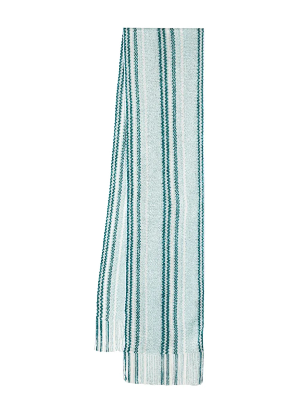 

Вязаный шарф с узором зигзаг Missoni, зеленый