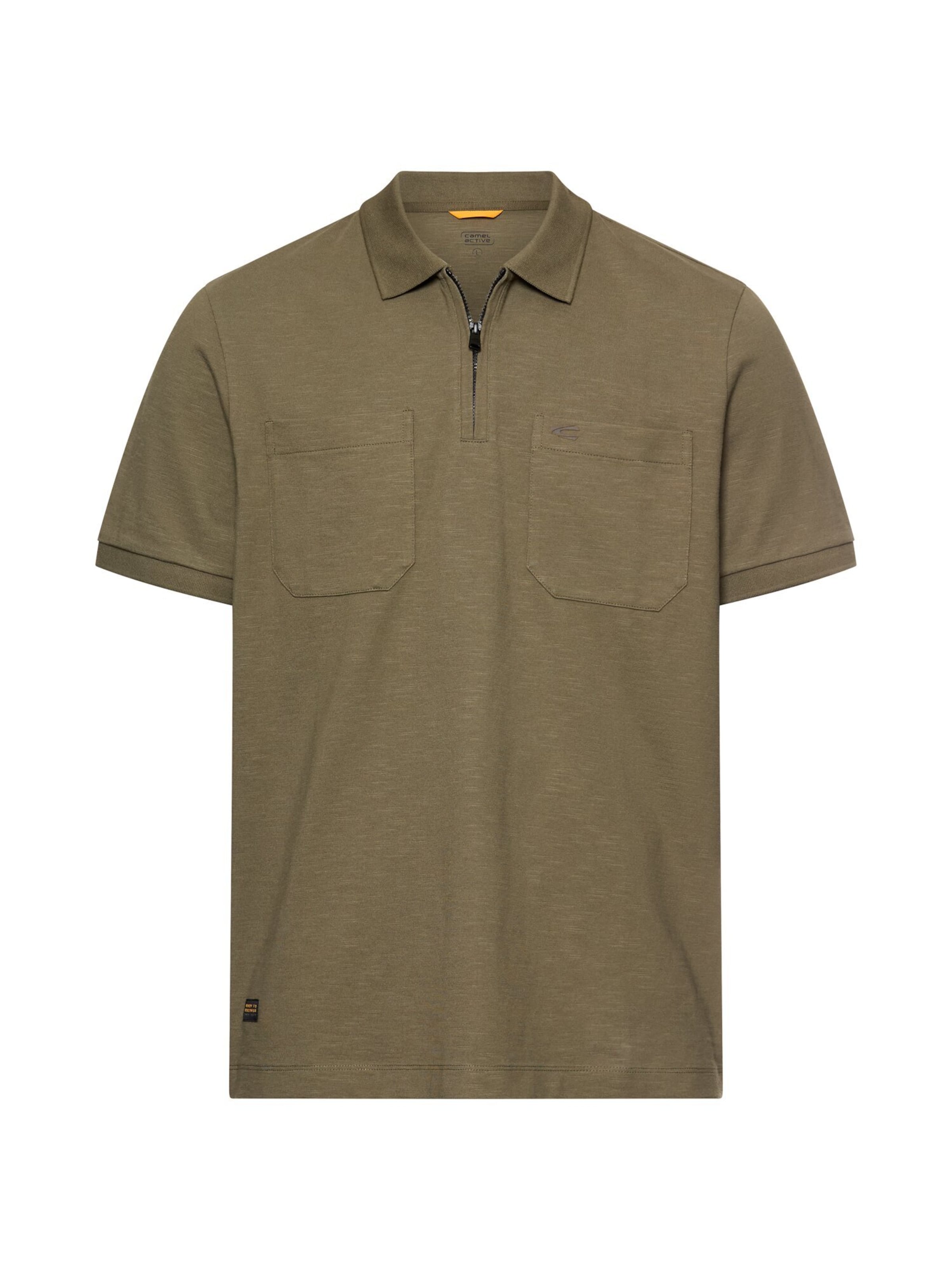 

CAMEL ACTIVE Поло в оливковом цвете