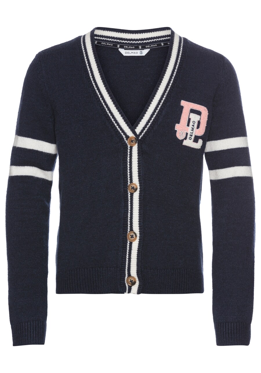 

Вязаный кардиган DELMAO Knit Cardigan, морской синий