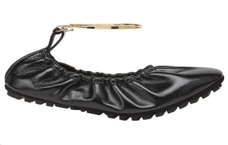 Футболка Ballerina Flats Женская FENDI, Черный — фото 2