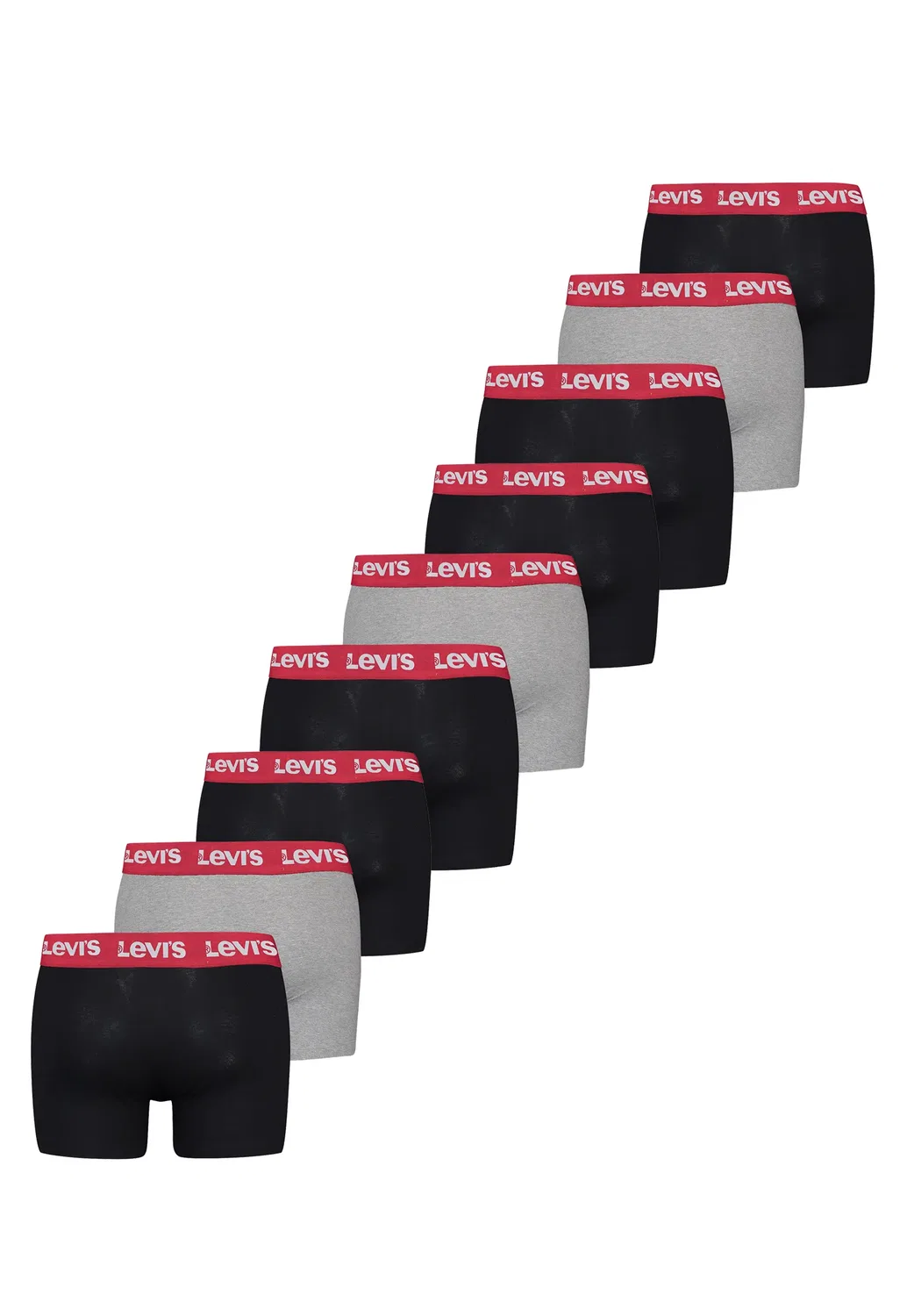 Боксеры 9-pack Levi´s, black/grey combo — фото 2