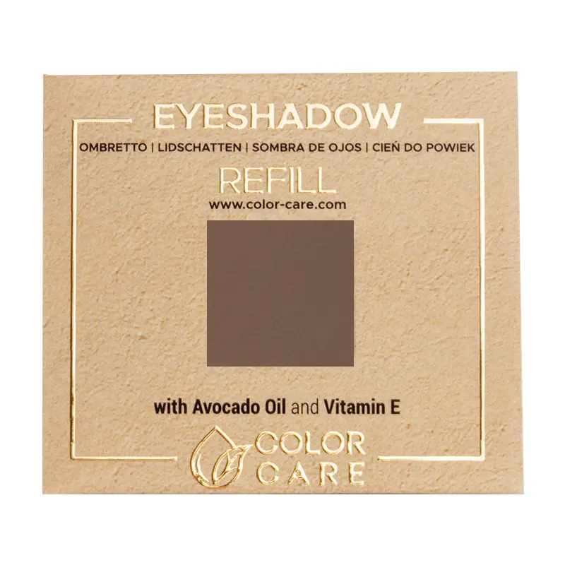 

Матовые веганские тени для век - 065 орех Color Care Matte - Brown, 2 гр