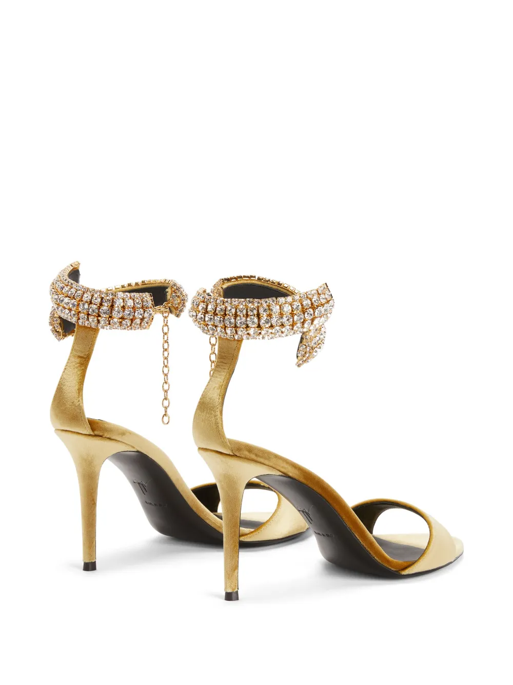 Босоножки Intriigo Bijoux 90 Giuseppe Zanotti, золотой — фото 3