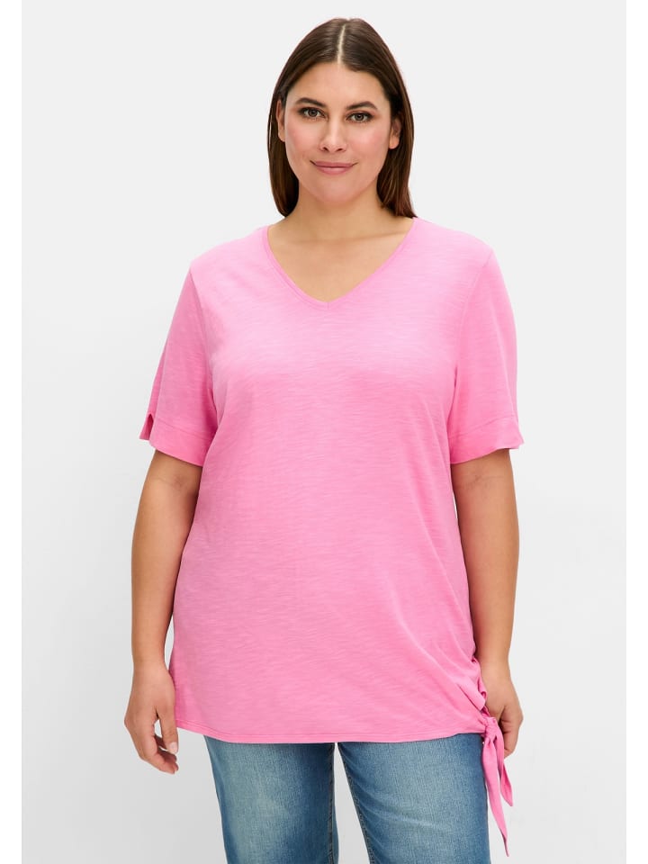 

Футболка sheego, цвет blumiges pink