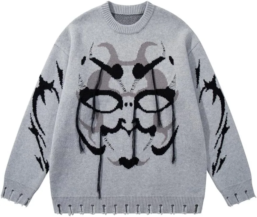 

Свитер Streetwear Ripped Pullover Oversized ELKNLMU