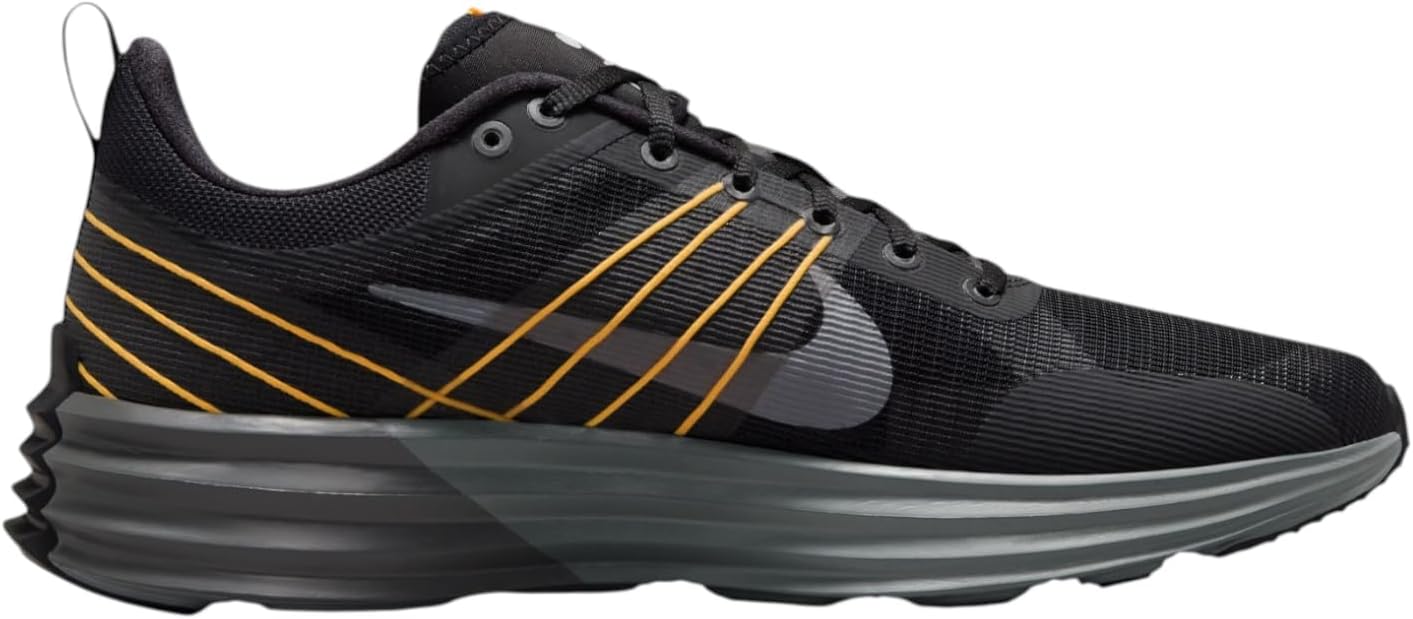 Мужские кроссовки Nike Lunar Roam (HM0713-001) (HM0713-001, цвет: черный/серебристый с отражающим эффектом, темно-синий с белым), Black Iron Grey Smoke Grey 003 — фото 3