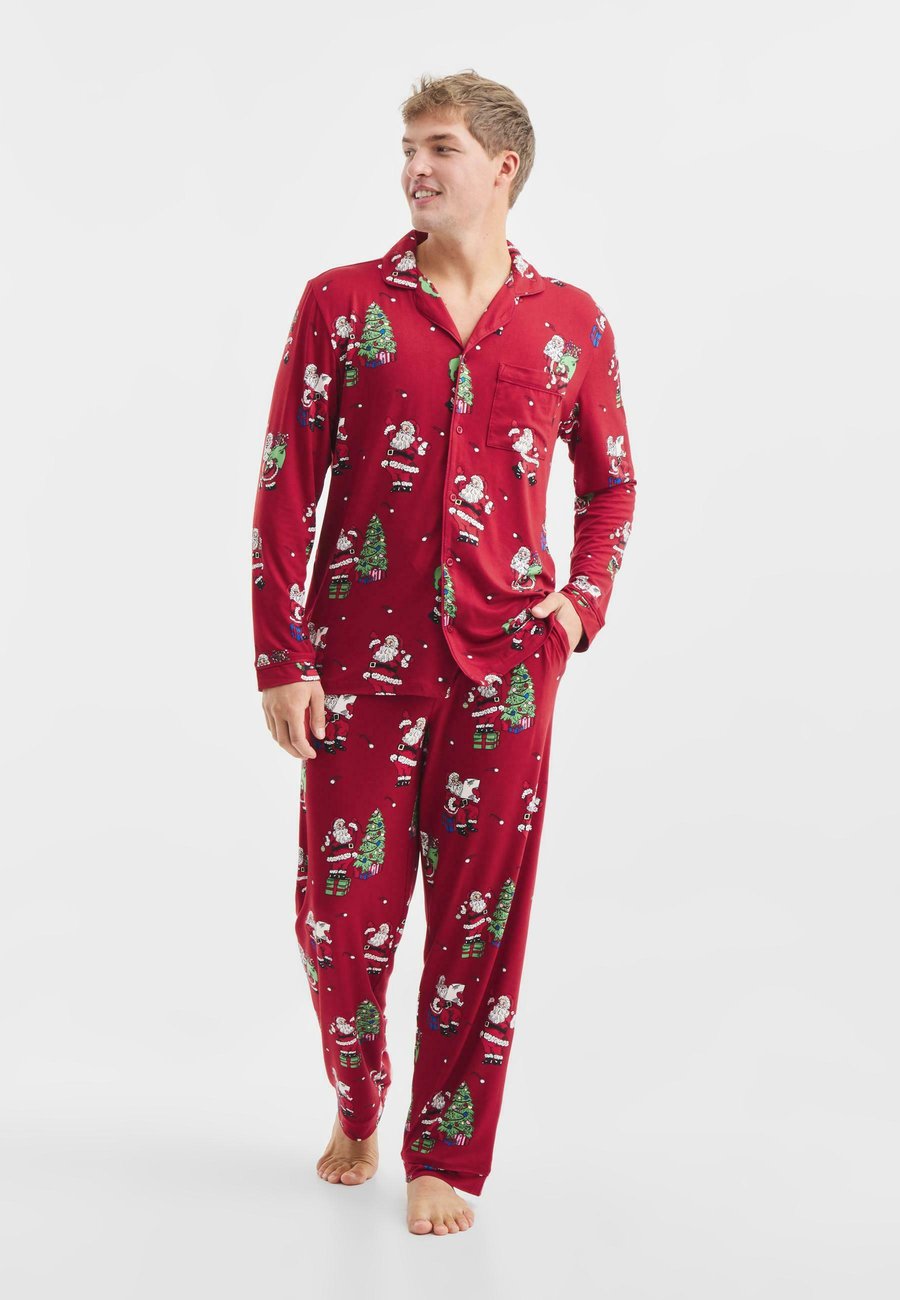 

Пижамный комплект Chelsea Peers CHRISTMAS SANTA SNOWBALL SET, Red