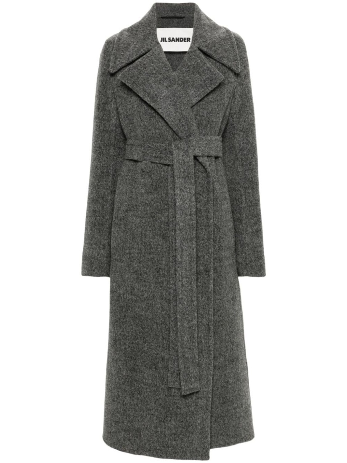

Jil Sander двубортный тренч с поясом, серый
