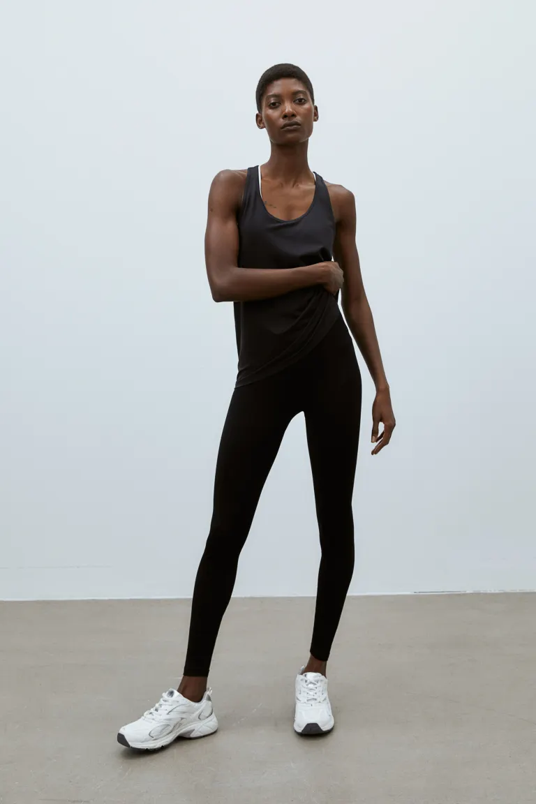 

Комплект из 2 спортивных топов drymove H&M, черный