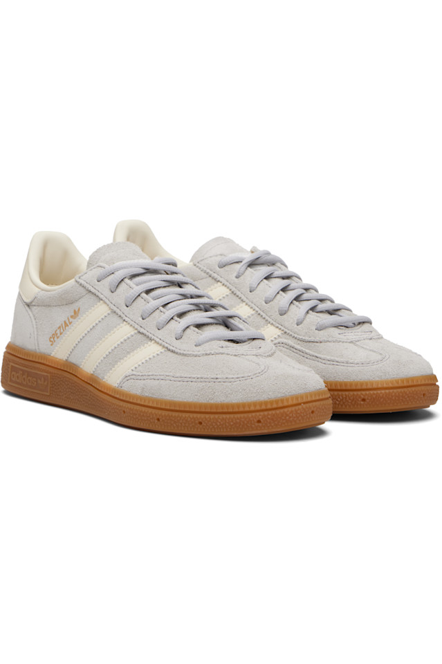 Adidas Originals Специальные кроссовки для гандбола серого цвета — фото 4