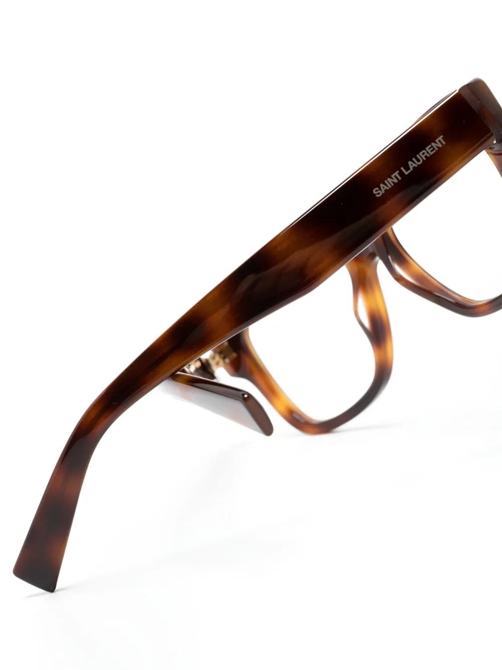 

Очки SL 677 в квадратной оправе Saint Laurent Eyewear, коричневый