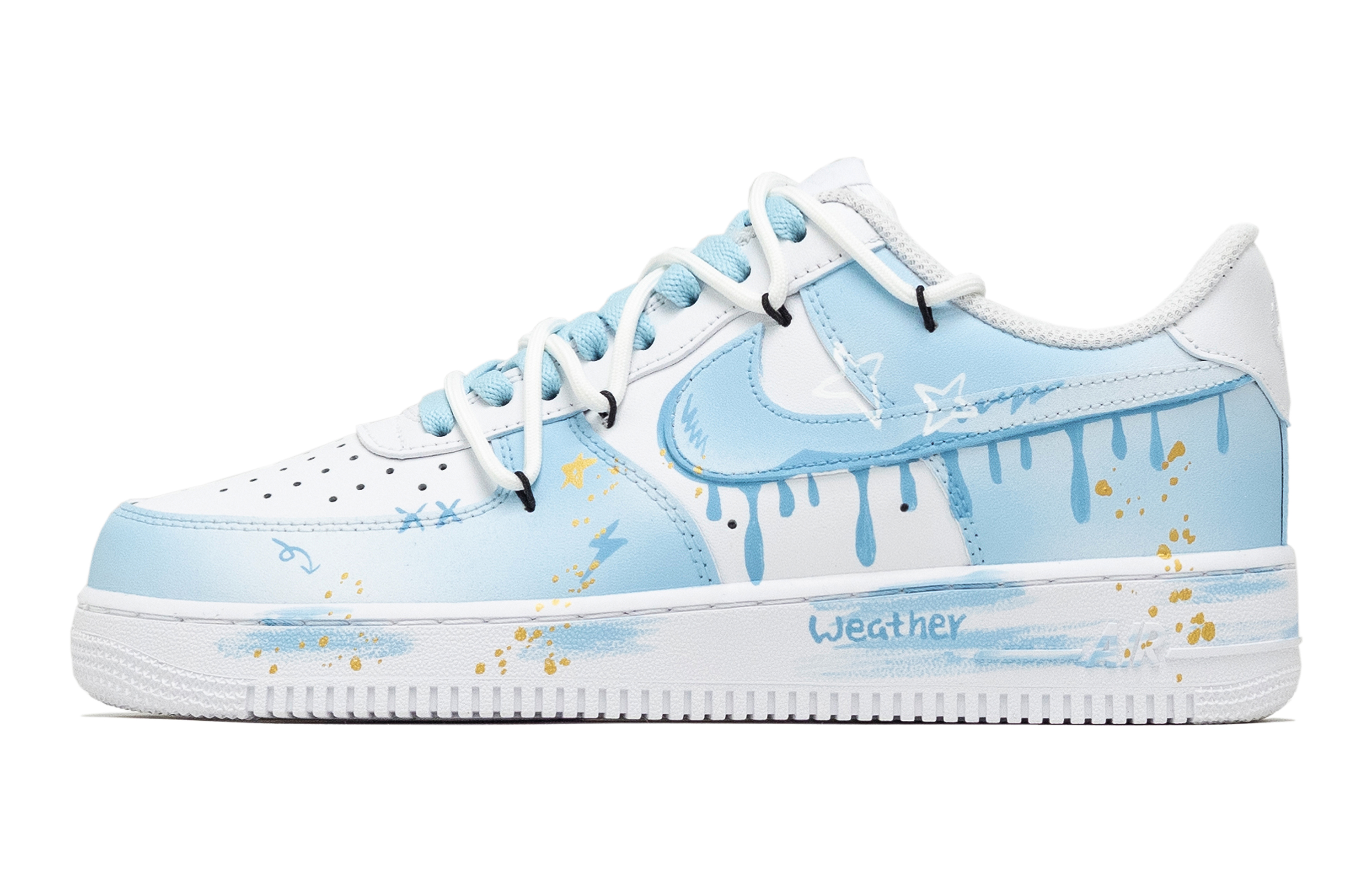 

Nike Кроссовки Air Force 1 Air Force 1, Liu Xi, износостойкие, с низким верхом, для скейтбординга, мужские, лазурного цвета