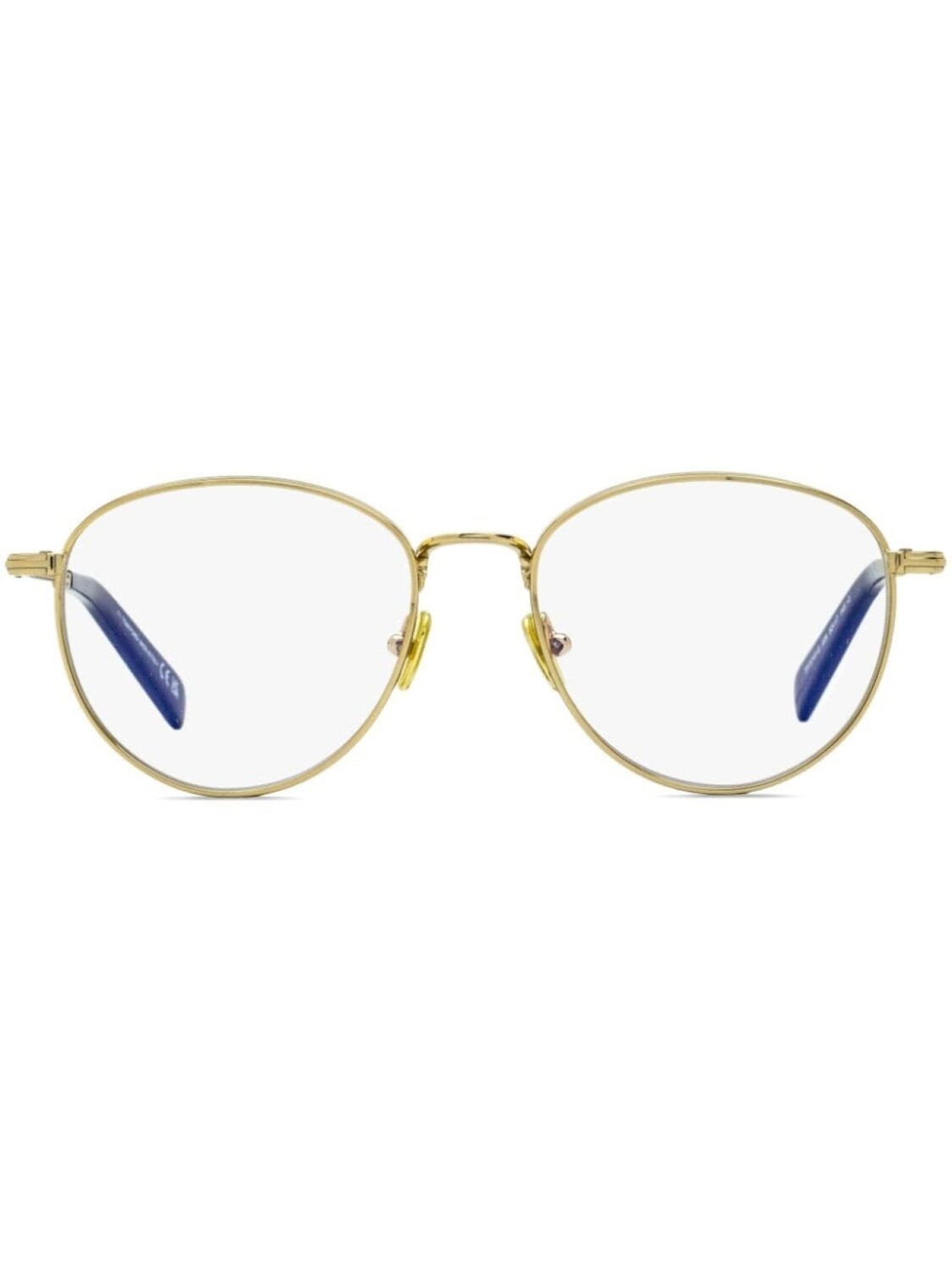

TOM FORD Eyewear очки Blue Block в круглой оправе, золотистый