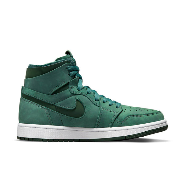 Кроссовки 1 высокие zoom комфорт Air Jordan, зеленый — фото 2