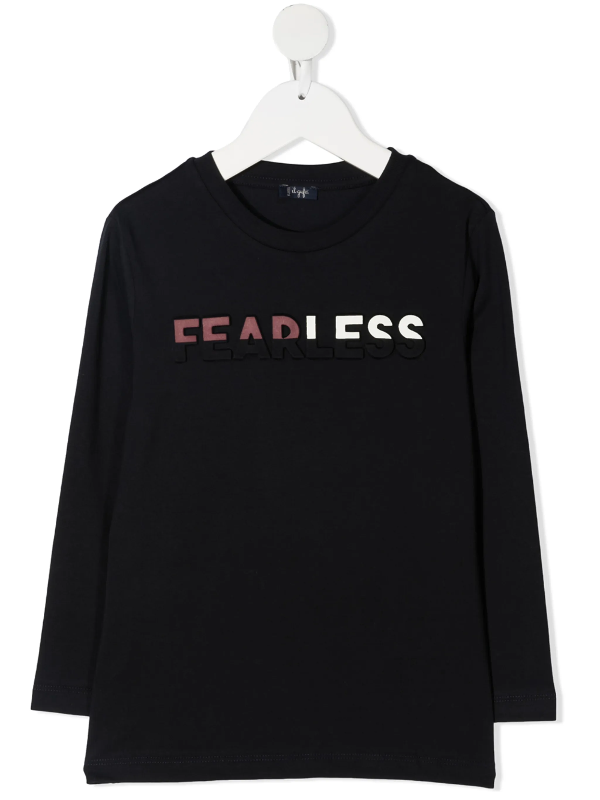 

Футболка с графичным принтом и круглым вырезом Il Gufo, синий